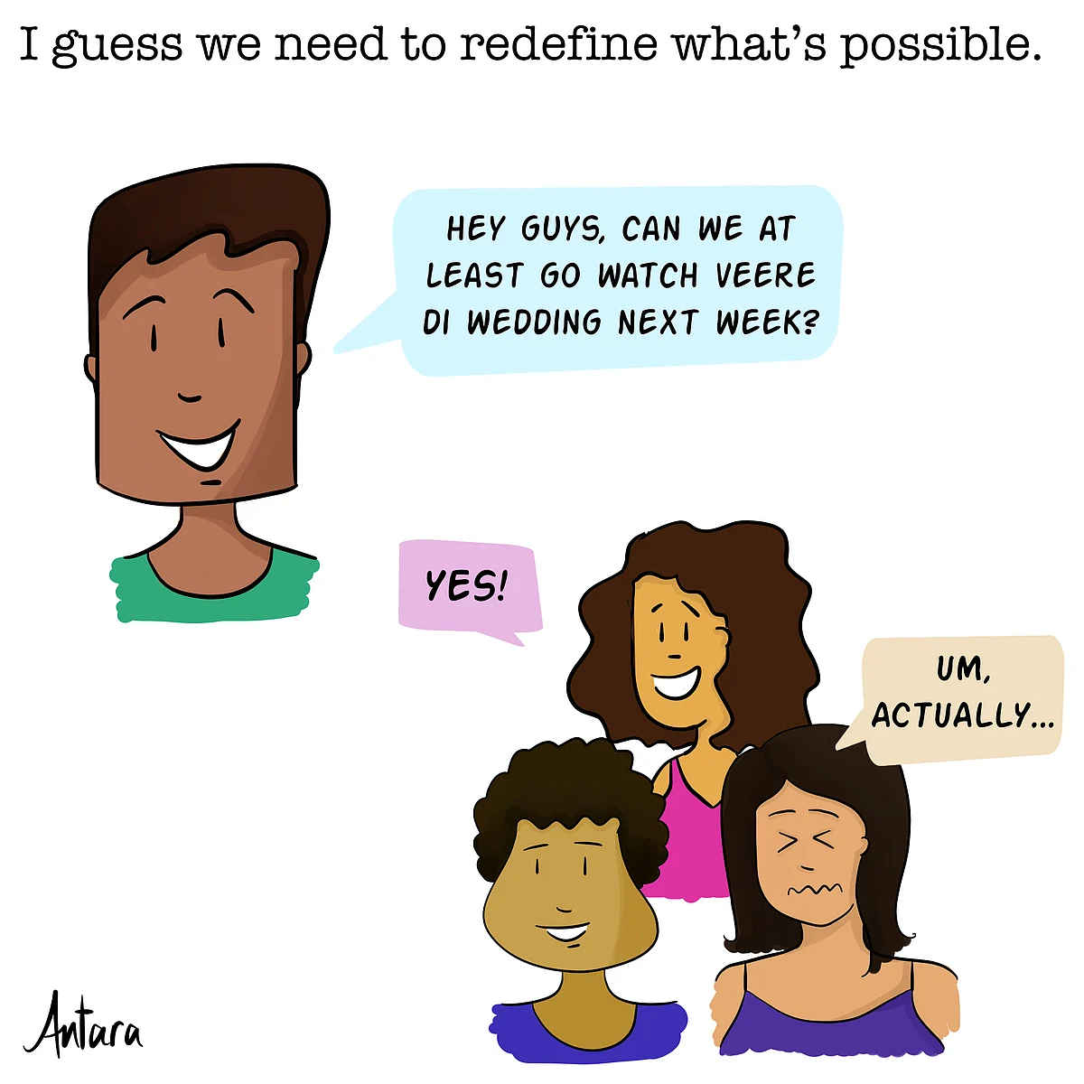Antara’s Comics: The Reality of Every Goa Plan