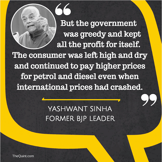 The former external affairs minister, in his column for NDTV, accused Centre of ‘greed and misleading’ the public.