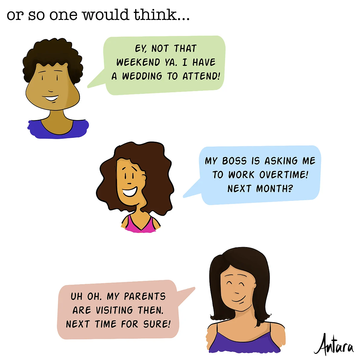 Antara’s Comics: The Reality of Every Goa Plan