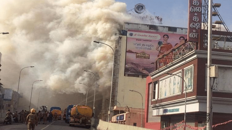 The eight-storey building of popular textiles brand Chennai Silks went up in flames last May.&nbsp;