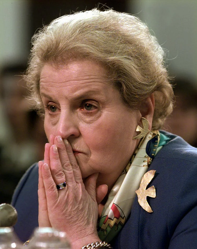 Secretary of State Madeleine Albright: ‘We are the indispensable nation.”