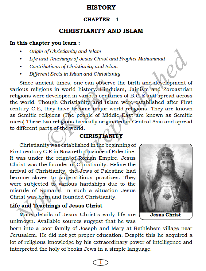 A screenshot of the first chapter of social science book that has come under attack for its content. 