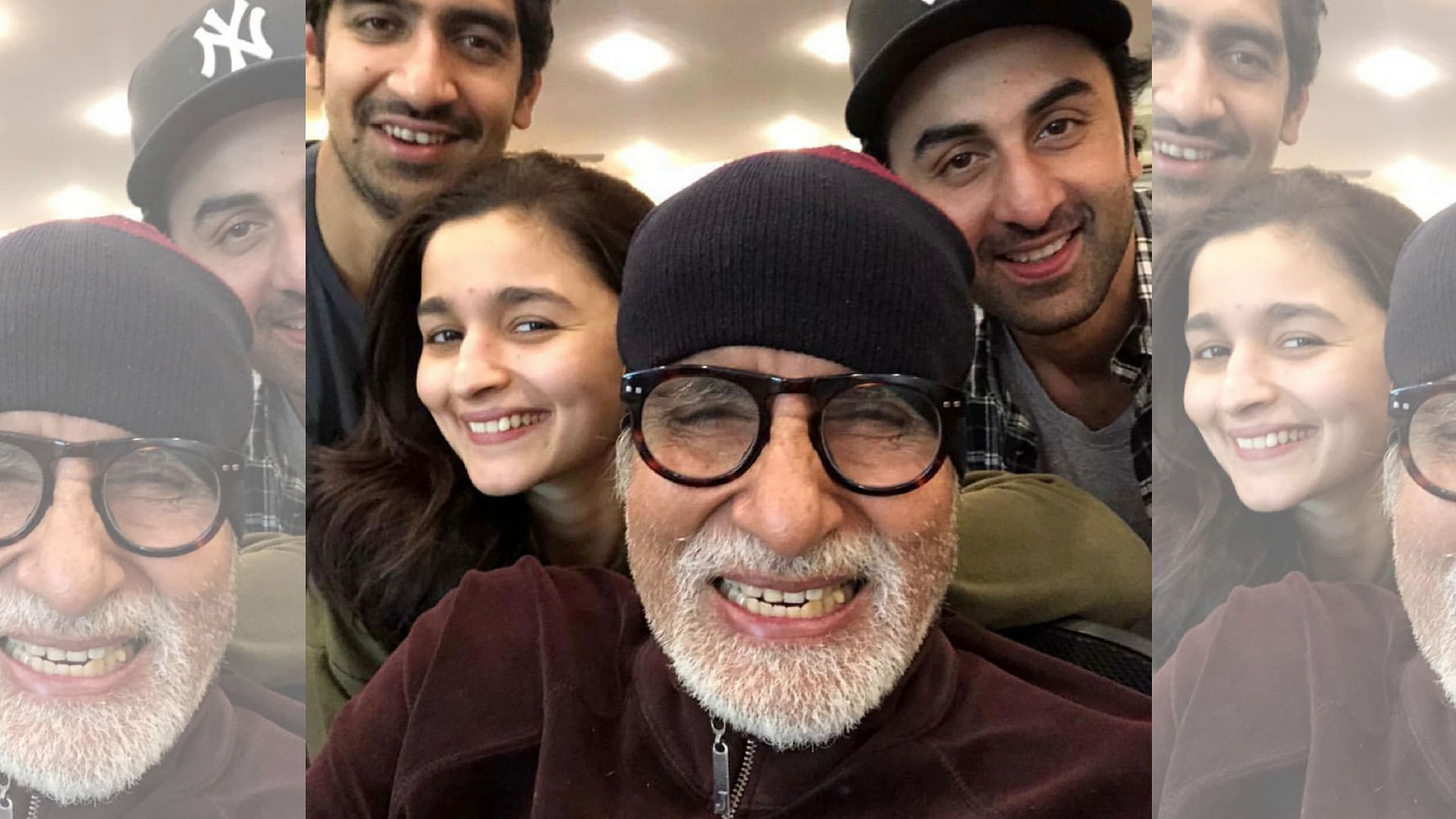 A picture of the main cast of <i>Brahmastra</i> surfaced recently.