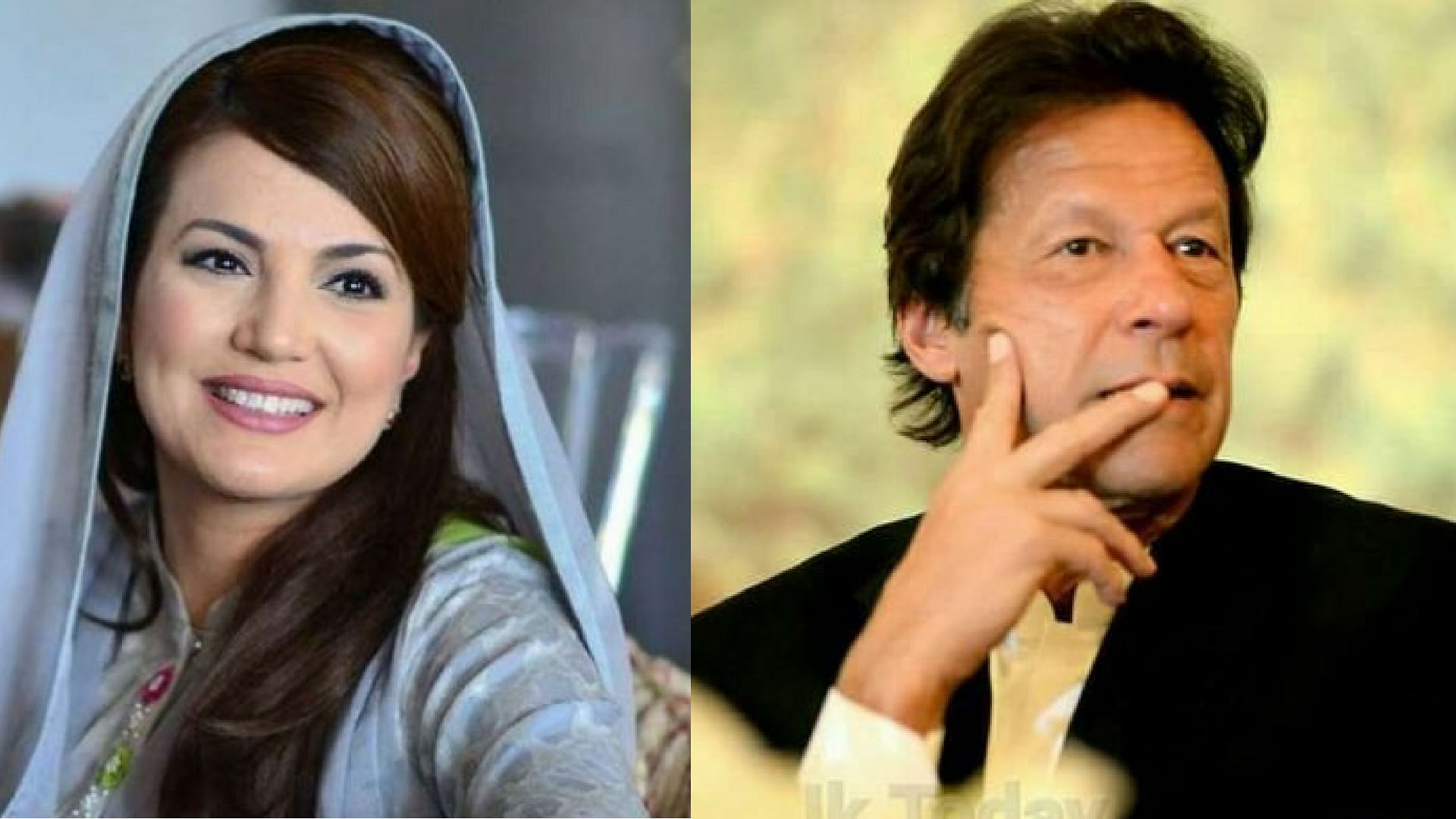 Reham Khan (left) was married to cricketer and politician Imran Khan (right) from January 2015 to October 2015.&nbsp;