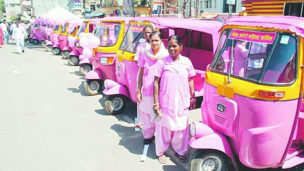 The pink auto range that was launched for women drivers and riders.