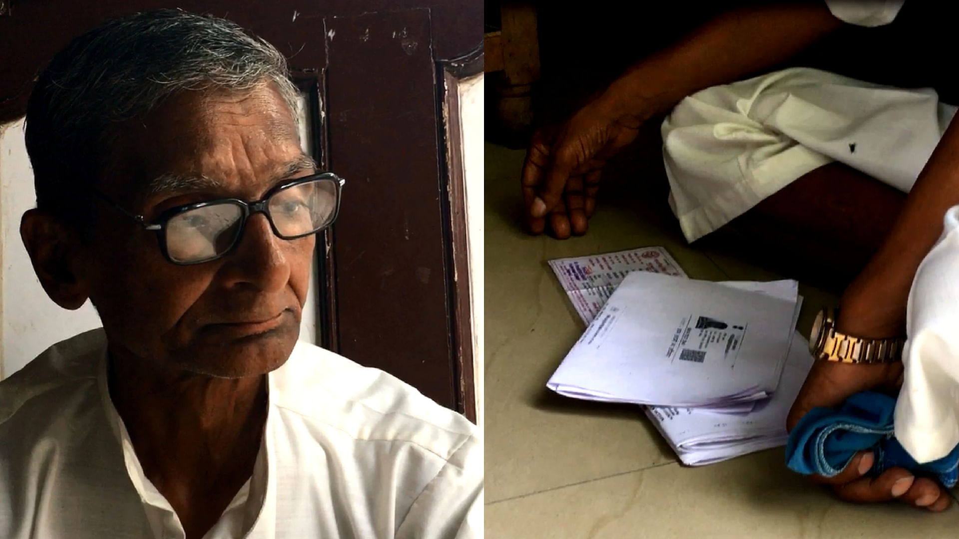14-year-old Sachin’s father, Dharamveer has been showing Sachin’s documents to everyone since he was arrested. He tears up while speaking to The Quint from his home in Kaliyagarhi, Meerut.