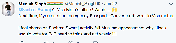 As Trolling Over Passport Issue Intensifies, Swaraj ‘Likes’ Tweets
