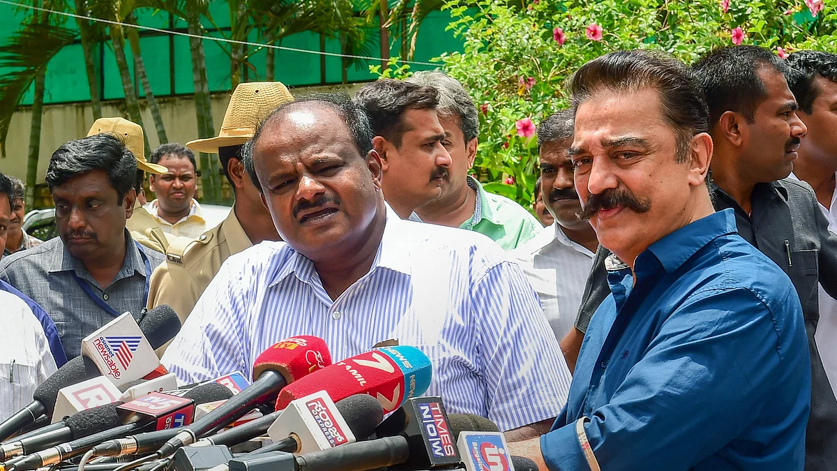 Discussion Not About Films: Kamal Haasan on Meeting Kumaraswamy