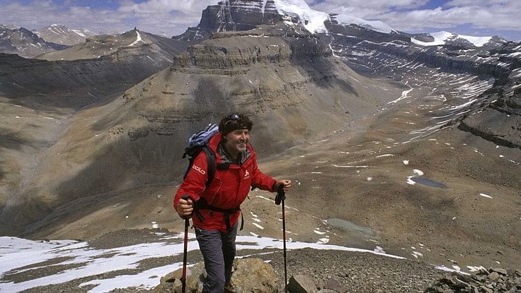 A trekker on his way to Mount Kailash.&nbsp;