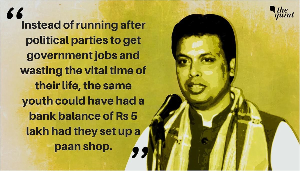 100 Days of Biplab as CM: Things He Said That We Wish He Hadn’t