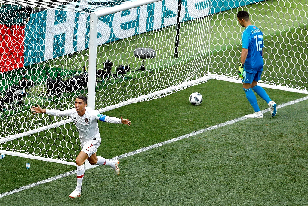 For the World Cup, the Golden Boot-leader has incorporated a ballet-like flourish to his usual celebration