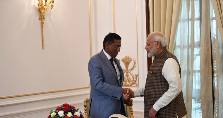 Seychelles’ President visits India amid growing uncertainty about the Indian naval base in Assumption Island.