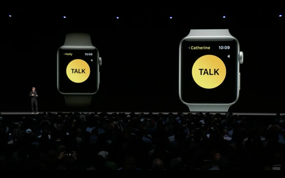 The Walkie Talkie feature on the new Apple Watch