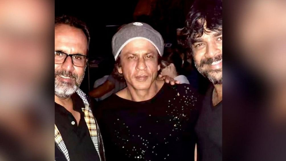 Shah Rukh Khan may be busy shooting for Zero, but isn’t so busy that he can’t take some time out for his co-star’s birthday.  (Photo Courtesy: Facebook)