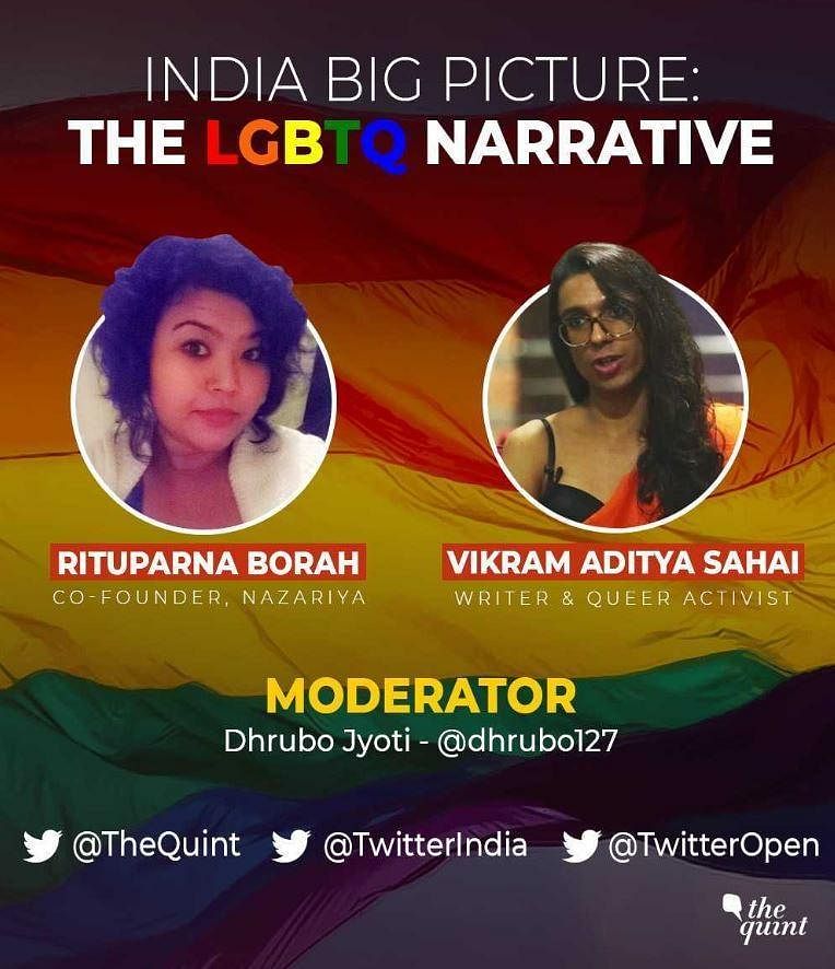 This #Pride2018, The Quint  joins hands with Twitter India to host a marathon of panel discussions on LGBTQ+ rights.