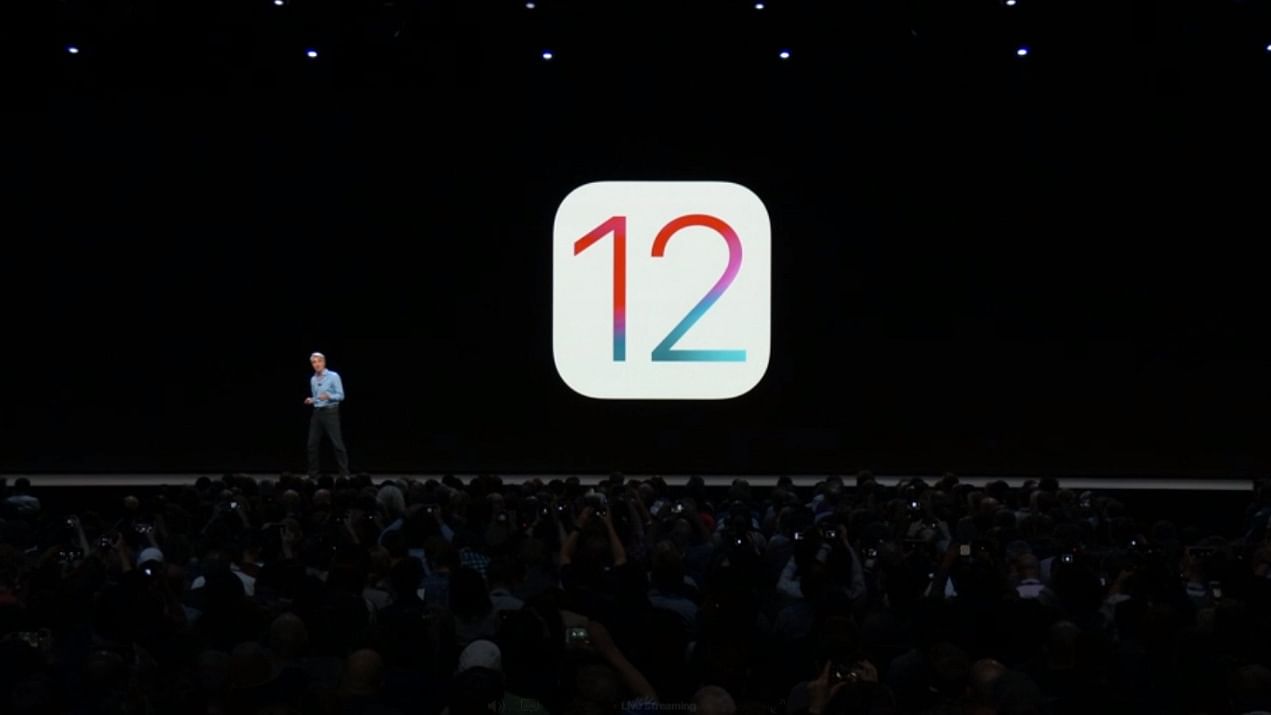 Apple Senior VP Craig Federighi introduces the new iOS 12.