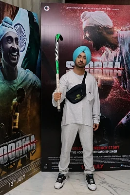 Mumbai: Actor Diljit Dosanjh during the promotions of his upcoming film "Soorma", in Mumbai on June 23, 2018. (Photo: IANS)