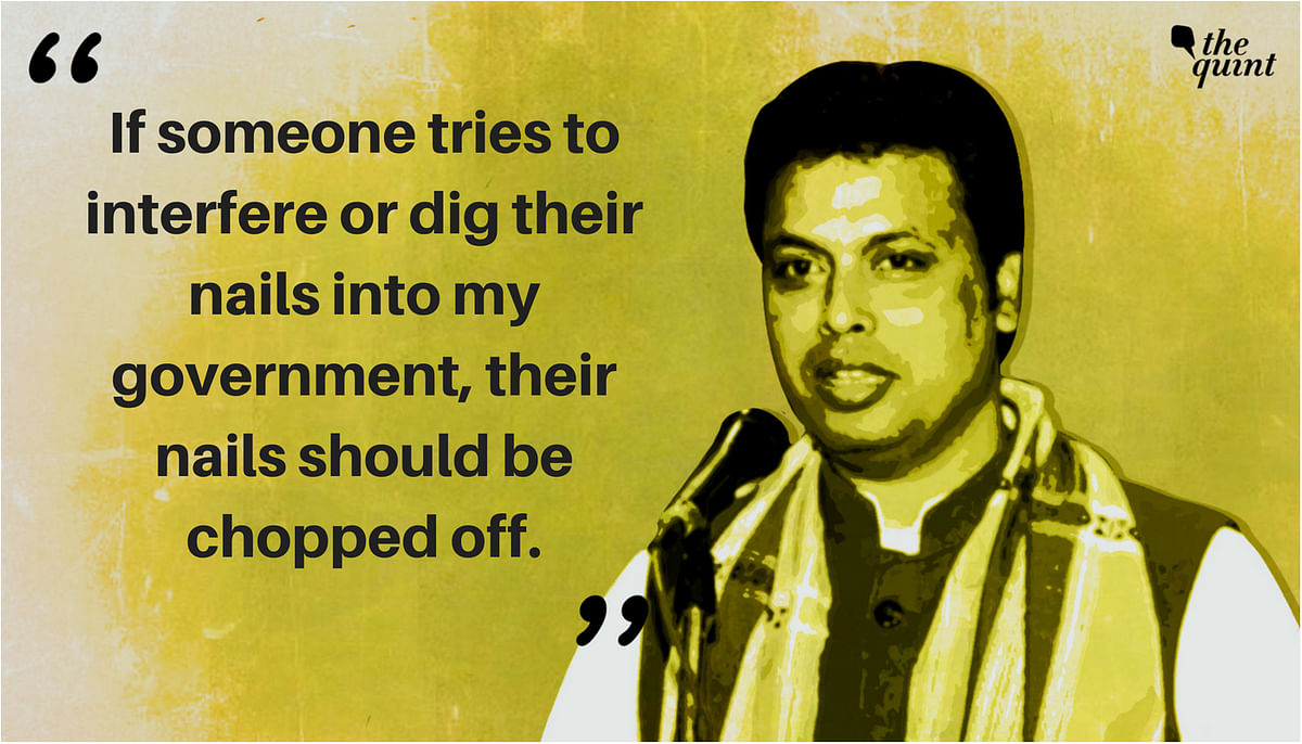 A throwback to the times Biplab Deb made us go WTF in his first 100 days as the chief minister of Tripura.