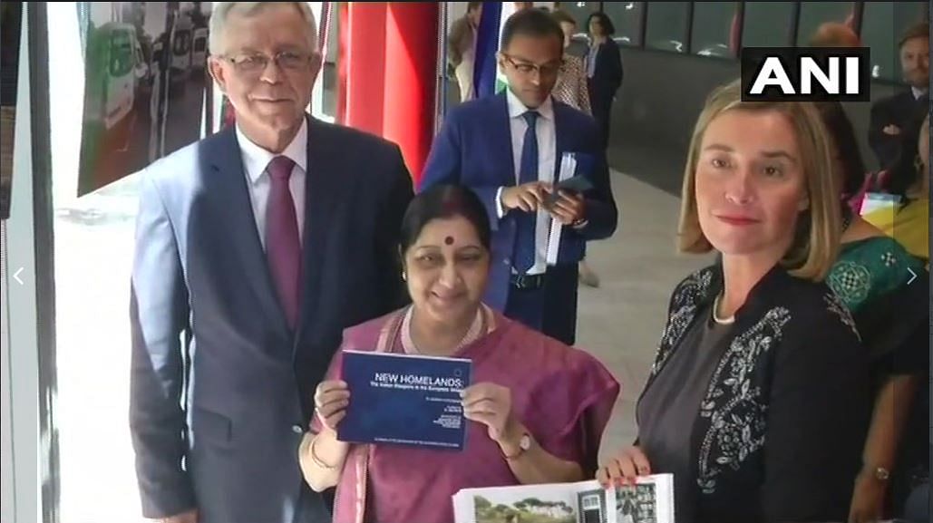 Swaraj is 1st External Affairs Min to visit Luxembourg, the 3rd leg of her Italy- France-Luxembourg-Belgium tour.