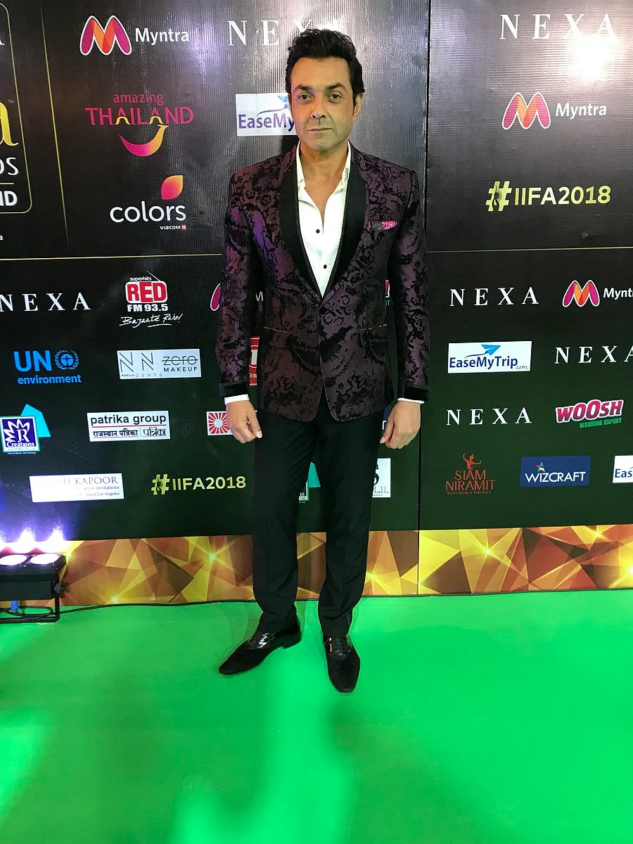 Bobby Deol on IIFA 2018 green carpet in Bangkok
