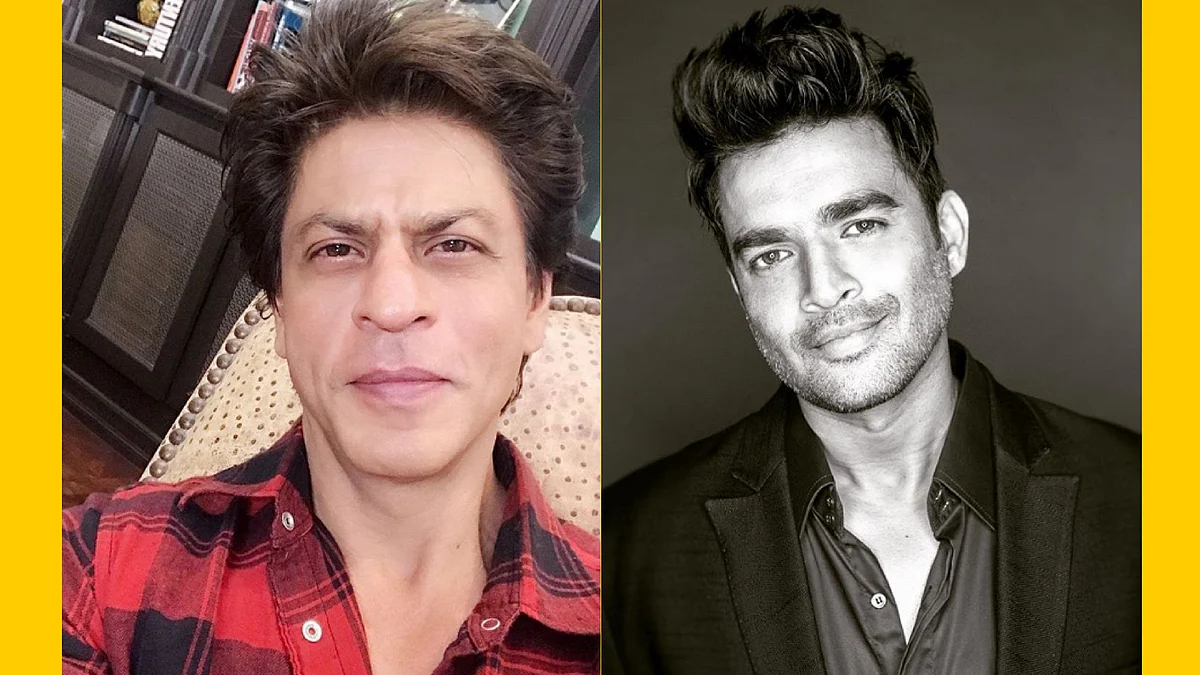 SRK celebrated R. Madhavan’s birthday in Alabama, on the sets of the upcoming film - <i>Zero</i>. 