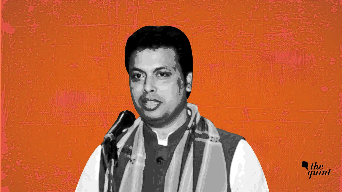 Tripura Chief Minister Biplab Kumar Deb.