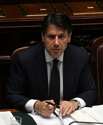 Italian Prime Minister Giuseppe Conte. (Xinhua/Alberto Lingria/IANS)