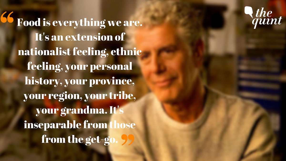 Your body is not a temple. It’s an amusement park. Enjoy the ride. - Anthony Bourdain.