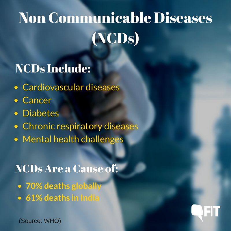 Non communicable diseases include cardiovascular problems, cancer, diabetes and mental health challenges, says WHO.