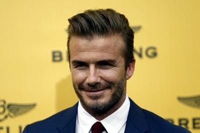 Former English footballer David Beckham. (File Photo: EFE/Javier Lizon/IANS)