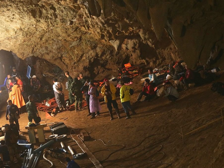 Thai soccer team of 12 boys and a coach went missing after they entered a cavern in Chiang Rai, Northern Thailand.