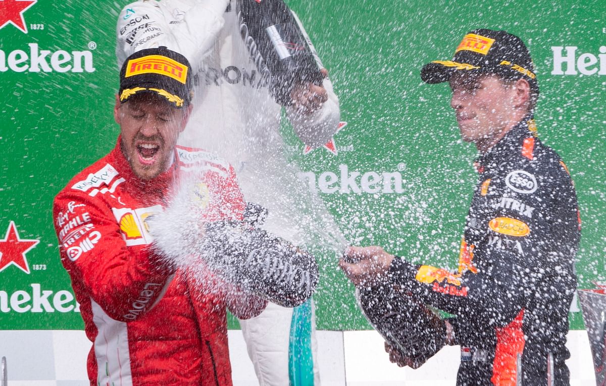 Sebastian Vettel’s win was the first for Ferrari at the track since Schumacher won three in a row from 2002-04.