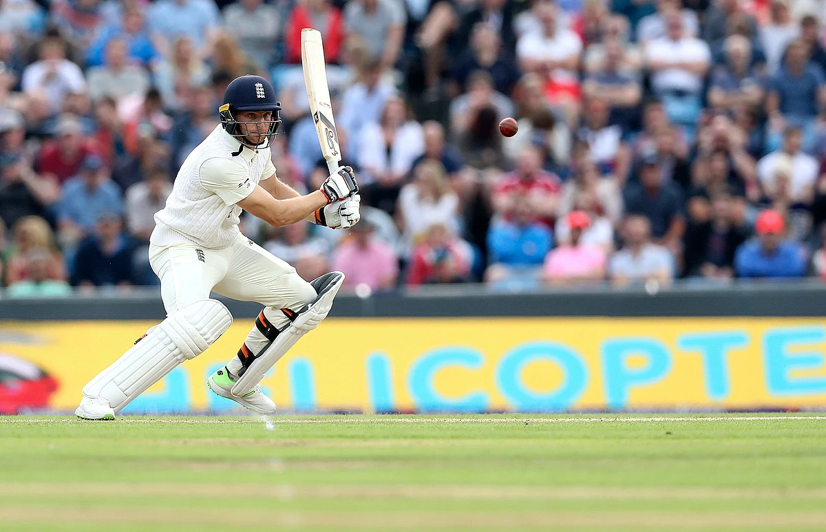 England’s Jos Buttler hits out from the bowling of Pakistan’s Shadab Khan during day two of the Second Natwest Test.