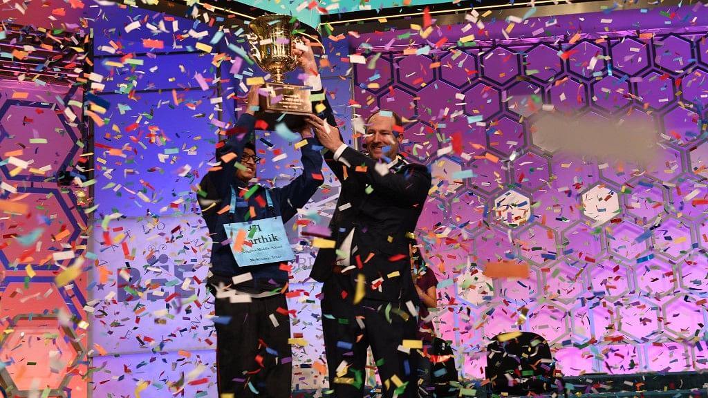 14-year-old Karthik Nemmani won the 2018 Scripps National Spelling Bee