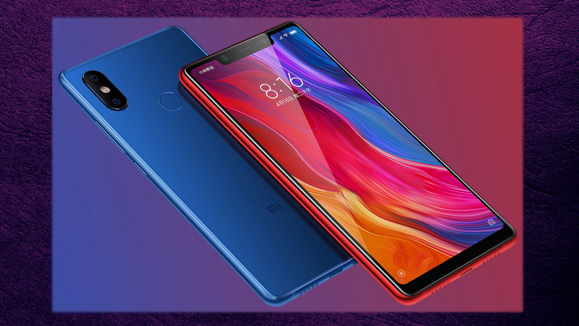 The Xiaomi Mi 8 comes with a OLED display