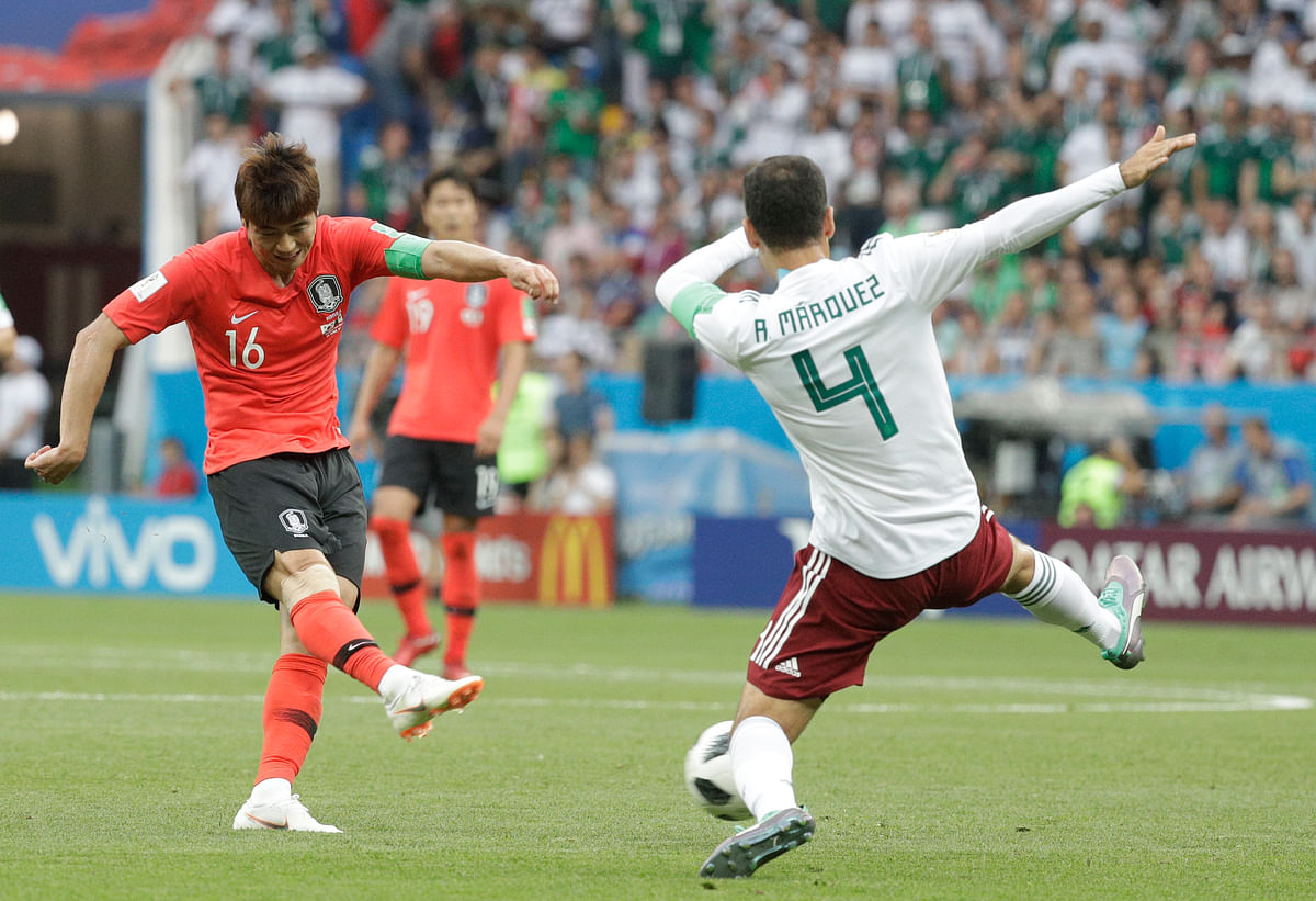 Germany must win against South Korea by two goals or more to advance, but the Koreans have an opportunity to qualify