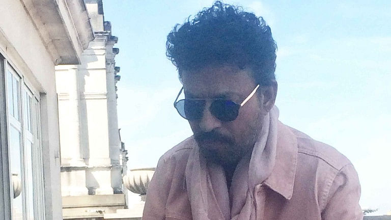 Irrfan Khan has shared his picture from the UK.&nbsp;
