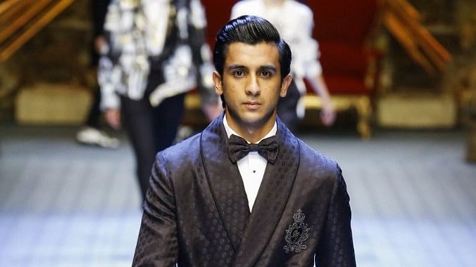 Maharaja Padmanabh Singh walks for Dolce &amp; Gabbana in Milan.&nbsp;