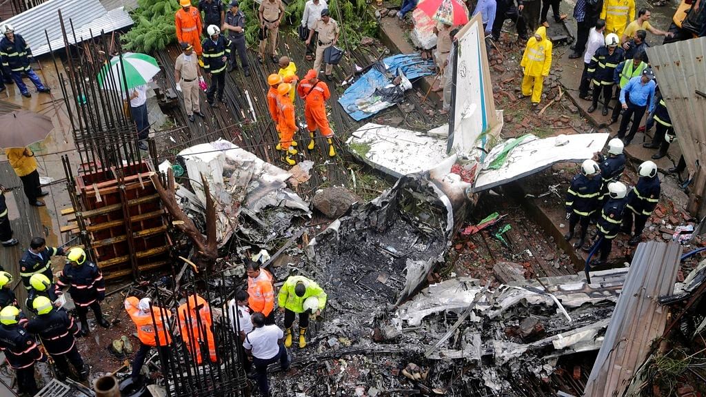 5 people were killed in Ghatkopar where a chartered plane crashed on Thursday, 28 June, killing four people on board and one pedestrian.