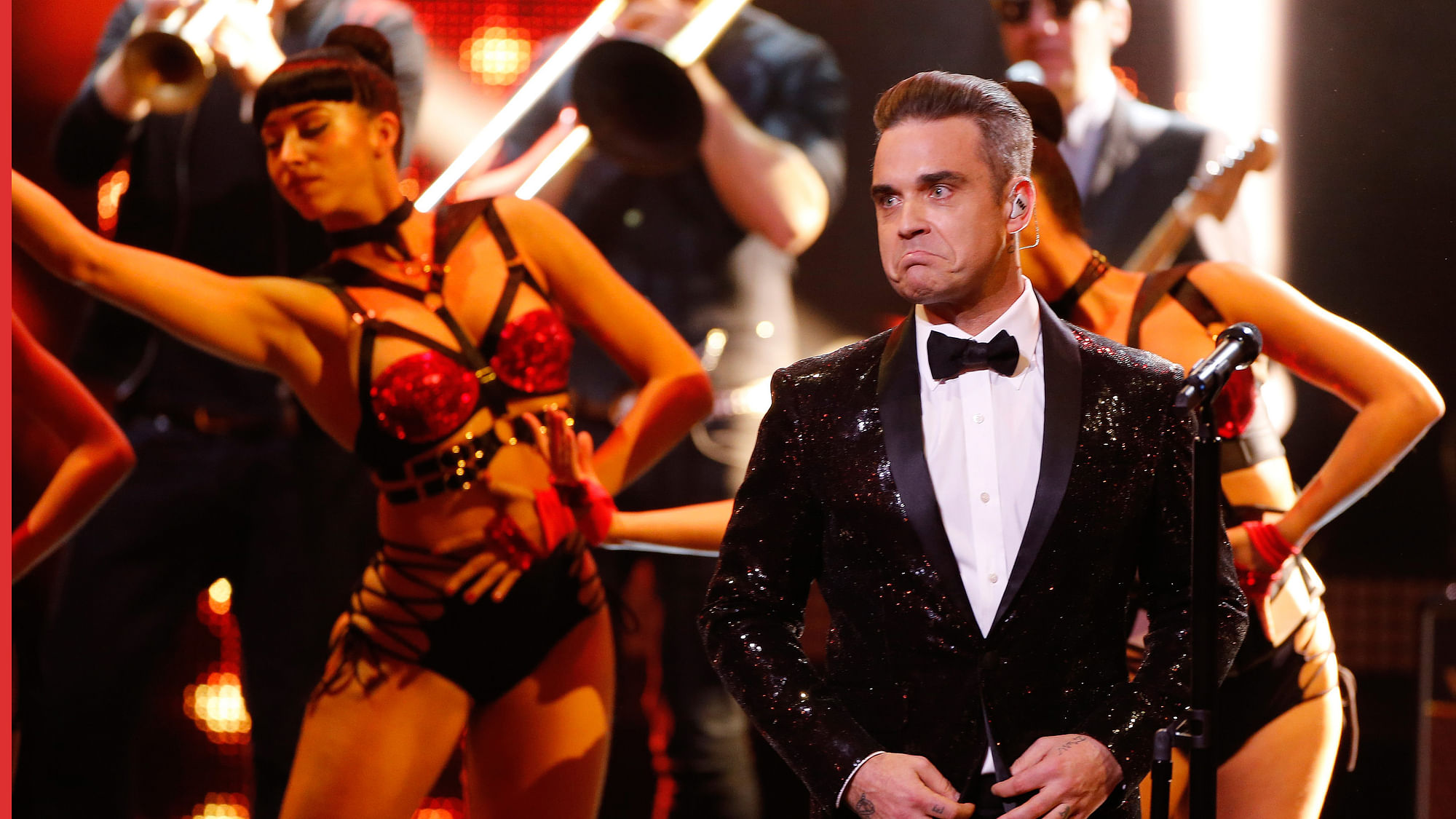 File picture of British singer Robbie Williams who will be performing at the FIFA World Cup 2018 opening ceremony in Moscow on Thursday.