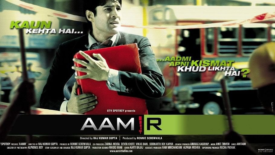 A poster of <i>Aamir</i>.
