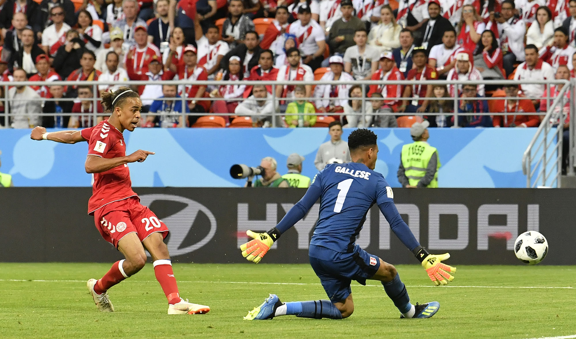 FIFA World Cup 2018: Poulsen Goal Powers Denmark to 1-0 ...