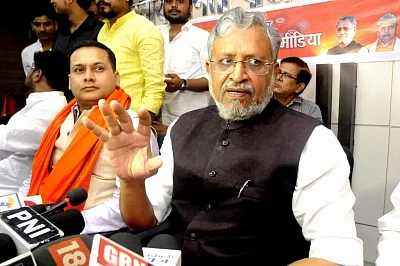 Bihar Deputy Chief Minister Sushil Kumar Modi. (Photo: IANS)