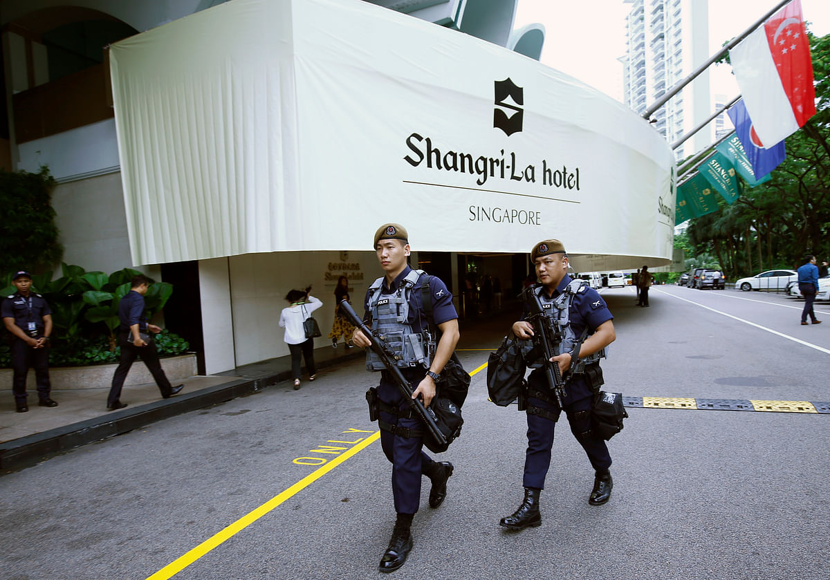 The Gurkhas secured Shangri-La Hotel for a security conference between PM Modi & US Defense Secretary Jim Mattis.