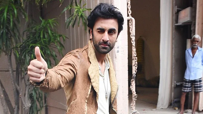 Ranbir Kapoor during ‘<i>Sanju’</i> promotions. 
