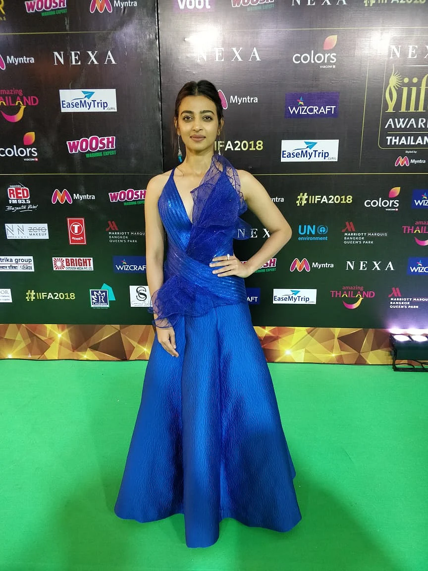 Radhika Apte plays with electric blue for IIFA 2018! 