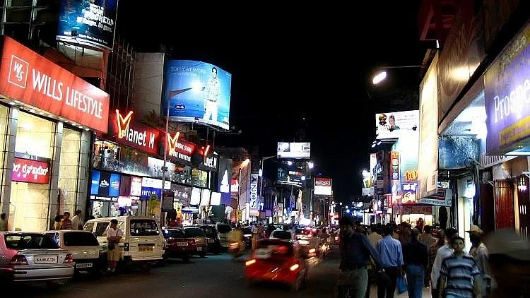 Brigade Road in Bengaluru. Image used for representation.