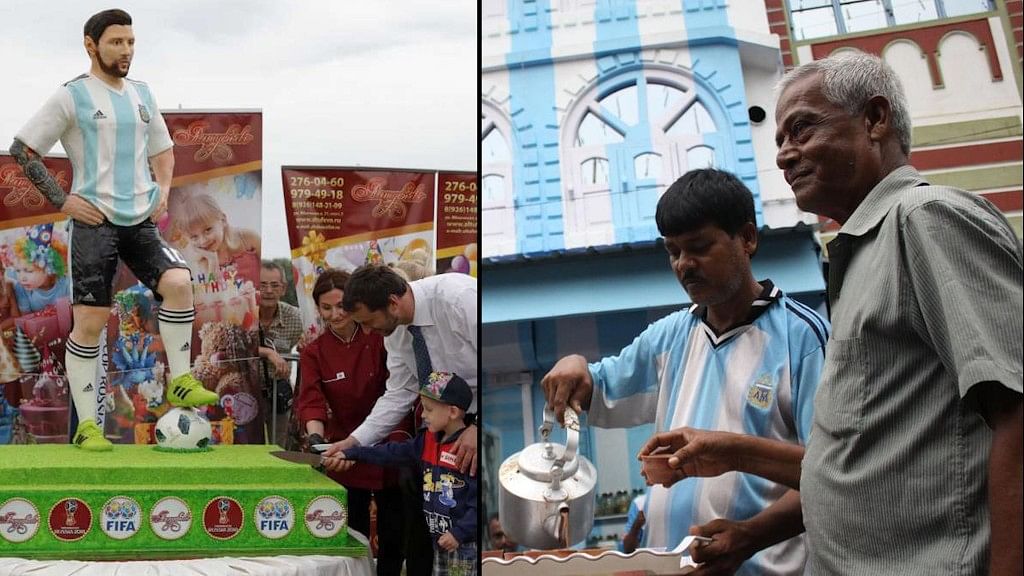 Lionel Messi’s 31st birthday was celebrated in very unique ways in Kolkata and Bronnitsy, Russia.