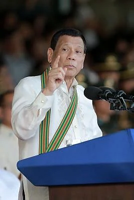 Philippine President Rodrigo Duterte. (Xinhua/Rouelle Umali/IANS)