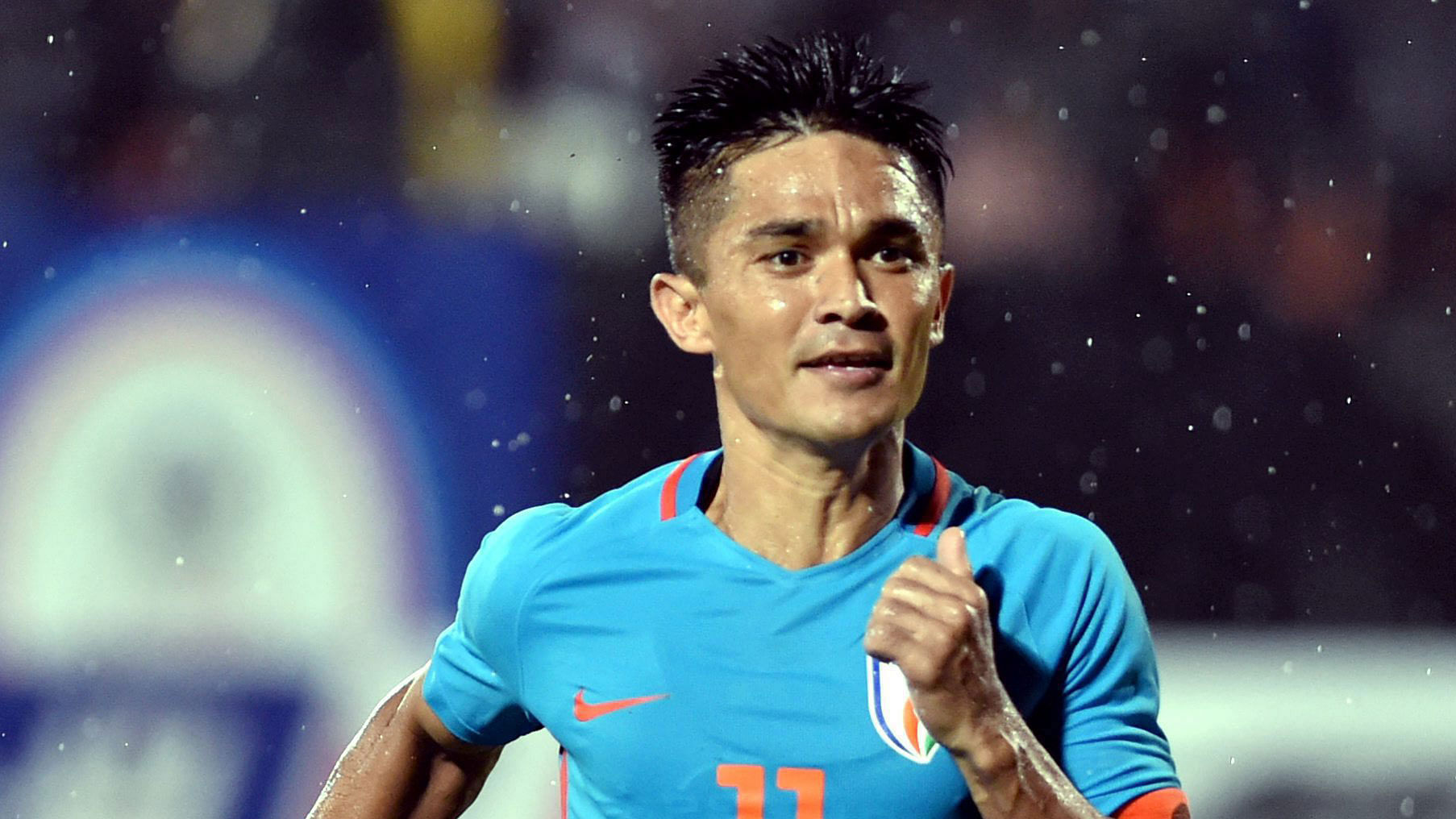 Indian football team captain Sunil Chhetri rated Lionel Messi as the greatest player of all time.